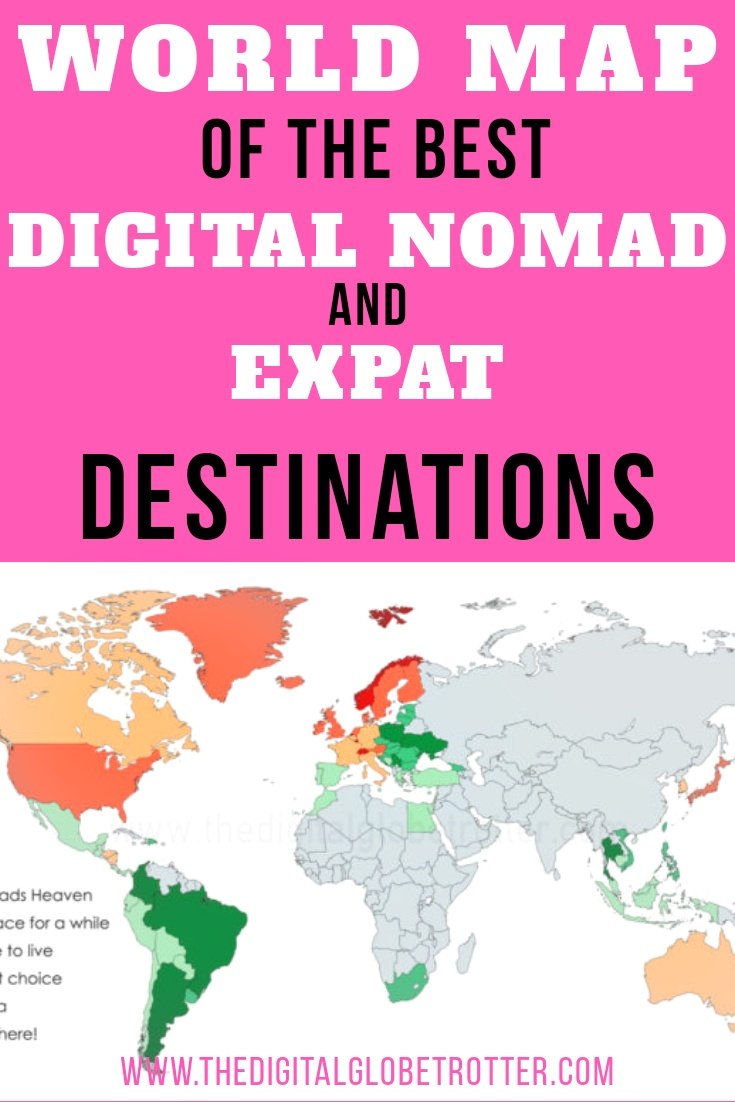 Travel Guide - Amazing map for expats - World Ranking of the Best Digital Nomad Destinations - #budgettravel #traveldestinations #travel #traveling #nomads #howtotravel #travelguide #digitalnomadcities #digitalnomadblog #digitalnomadmeaning #digitalnomadcommunity #digitalnomadforum #digitalnomadjobs #digitalnomadreddit #digitalnomadsalary #thetopexpatdestinations2017 #bestcountriesforexpatstowork #bestcountriesforexpats2017 #expatinsider