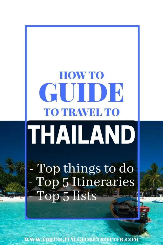 travel to thailand guidelines